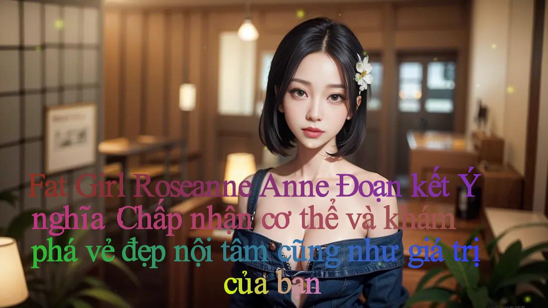 Fat Girl Roseanne Anne Đoạn kết Ý nghĩa： Chấp nhận cơ thể và khám phá vẻ đẹp nội tâm cũng như giá trị của bạn